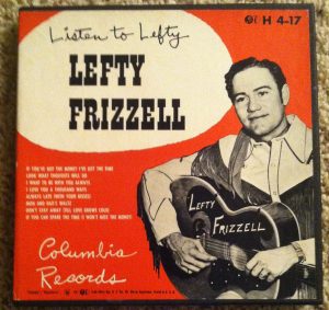 Cover LP Lefty Frizzell Columbia 1952