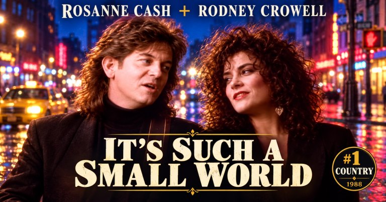 Rosanne Cash y Rodney Crowell — It’s Such a Small World, éxito country de 1988