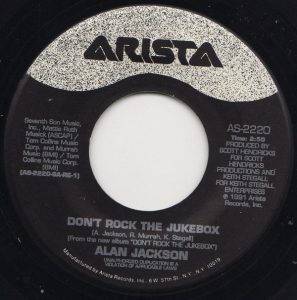 Single Alan Jackson Arista 1991