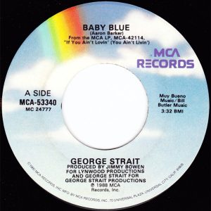 Single George Strait MCA 1988