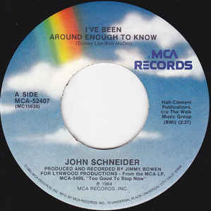 Single John Schneider MCA 1984