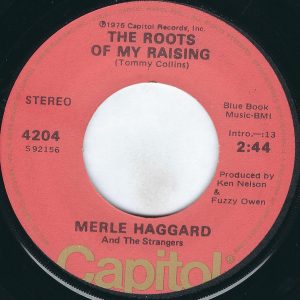 Single Merle Haggard Capitol 1976