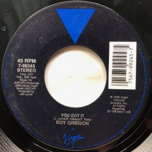Single Roy Orbison Virgin 1989