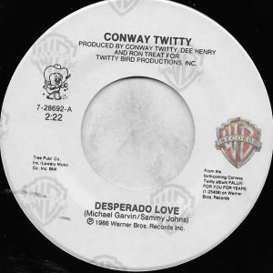 Single Conway Twitty Warner 1986