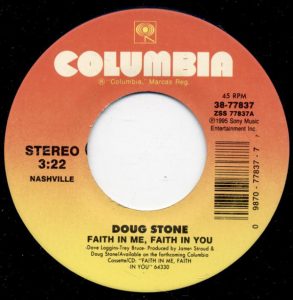 Single Doug Stone Columbia 1995