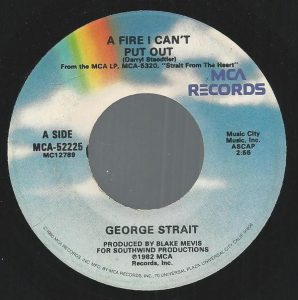 Single George Strait MCA 1982