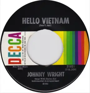 Single Johnny Wright Decca 1965