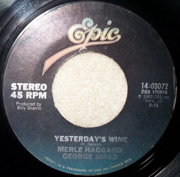 George Jones and Merle Haggard - Yesterday's Wine