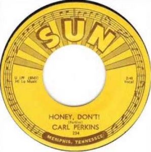 Single Carl Perkins Sun 1956