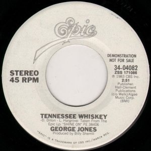 Single George Jones Epic 1983