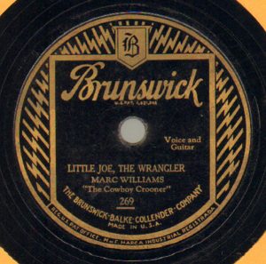 Single Marc Williams Brunswick 1929