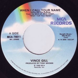 Single Vince Gill MCA 1989
