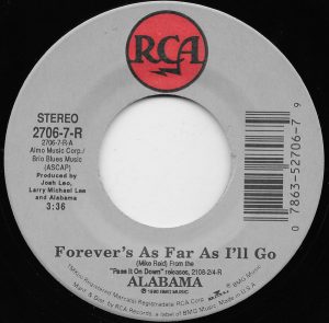 Alabama - Forever’s As Far As I’ll Go