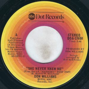 Don Williams - She Never Knew Me
