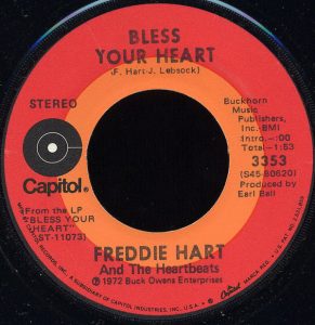 Freddie Hart ‎– Bless Your Heart