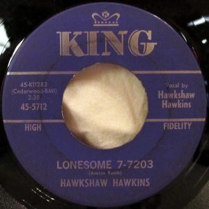 Hawkshaw Hawkins - Lonesome 7-7203