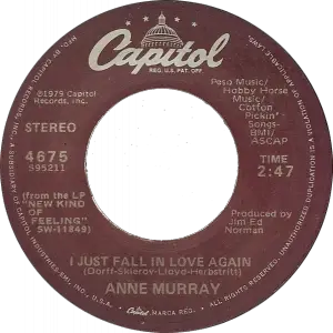 Anne Murray - I Just Fall In Love Again