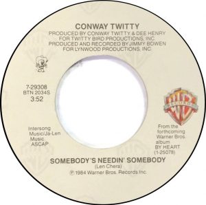 Conway Twitty - Somebody's Needin' Somebody