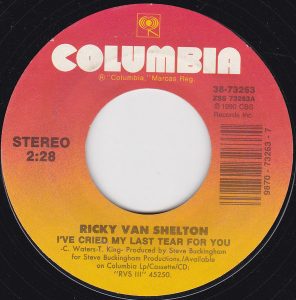 Ricky Van Shelton - I've Cried My Last Tear for You