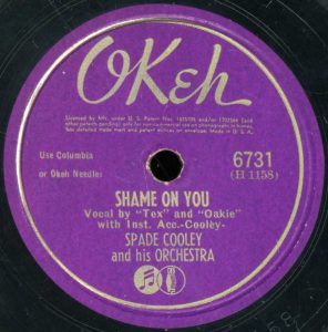 Spade Cooley - Shame on You