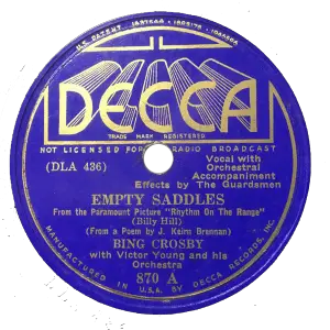 Bing Crosby - Empty Saddles