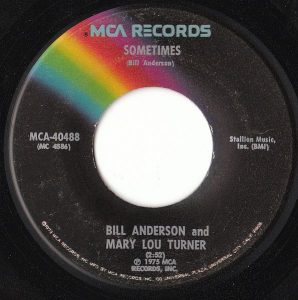 Bill Anderson & Mary Lou Turner - Sometimes