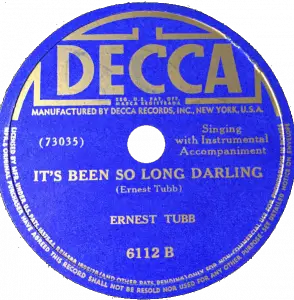 Ernest Tubb - It's Been So Long