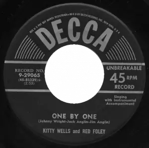 Kitty Wells and Red Foley - One by One