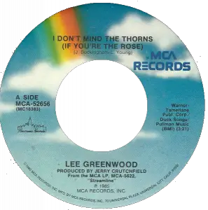 Lee Greenwood - I Don't Mind the Thorns 