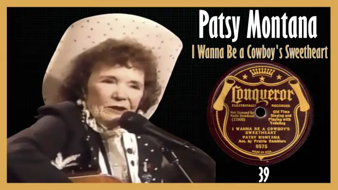 Patsy Montana - I Wanna Be a Cowboy's Sweetheart