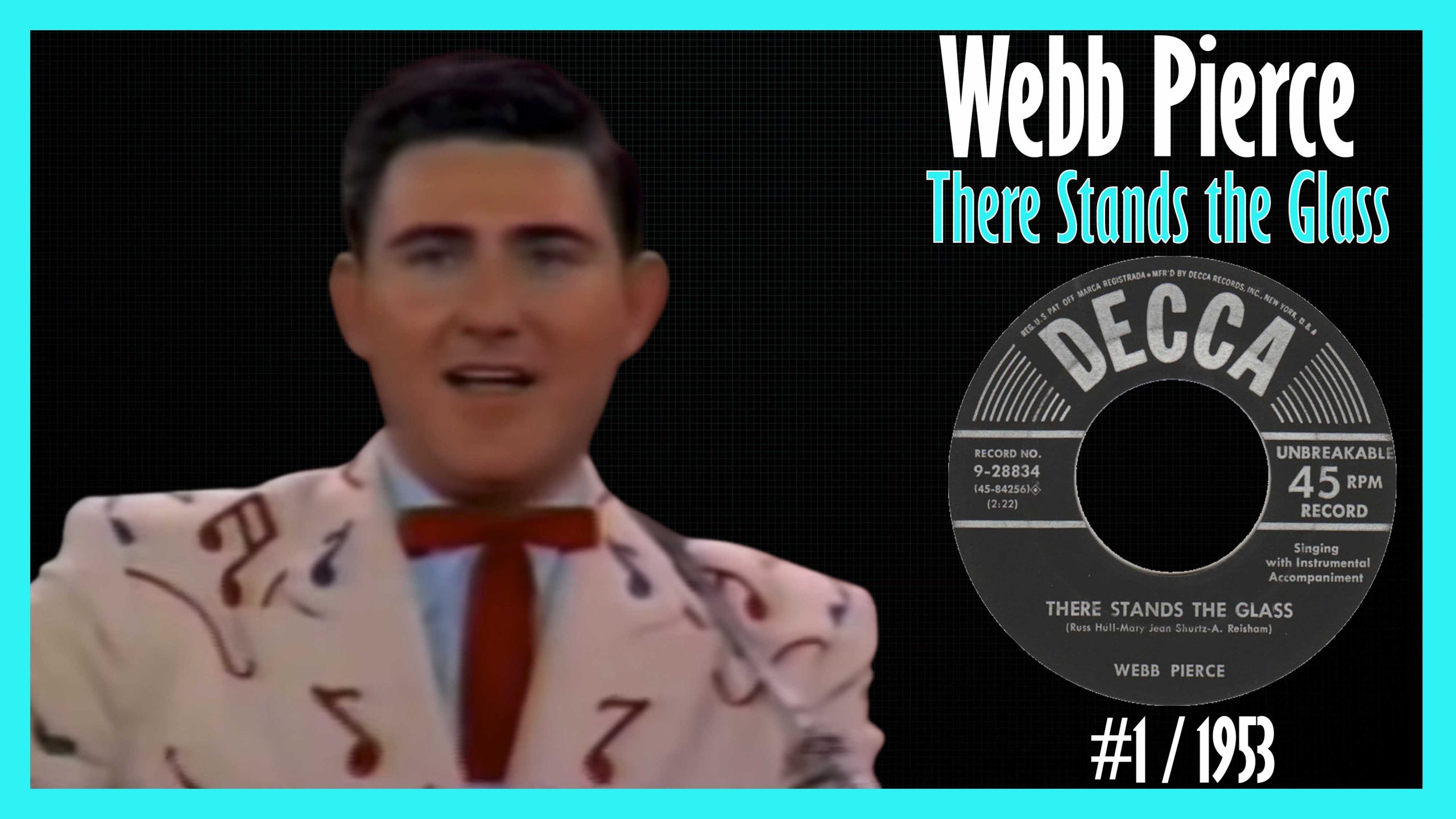 Webb Pierce There Stands The Glass 4160