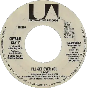 Crystal Gayle - I'll Get Over You