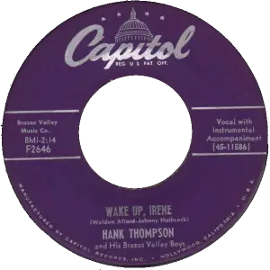 Hank Thompson - Wake Up Irene