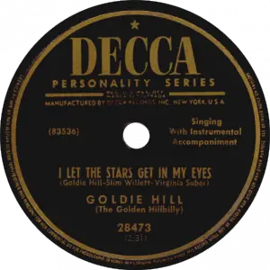 Goldie Hill - I Let the Stars Get In My Eyes