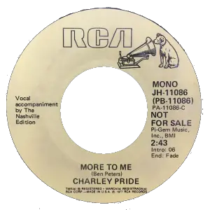 Charley Pride - More to Me