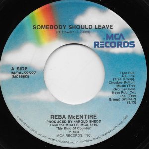 Reba McEntire - Somebody Should Leave