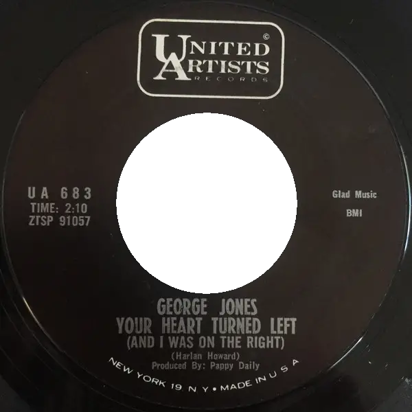 George Jones - Your Heart Turned Left (And I Was on the Right)