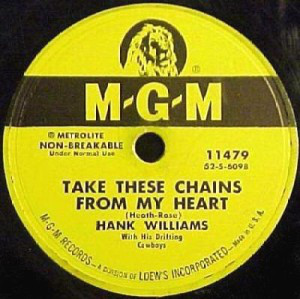 Single Hank Williams MGM 1952