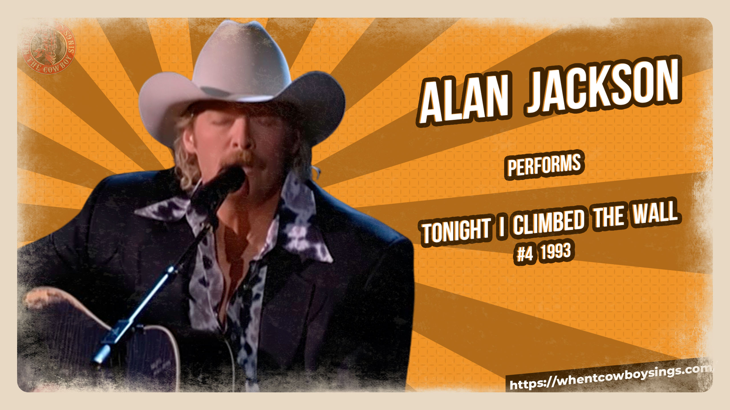 Alan Jackson Tonight I Climbed The Wall