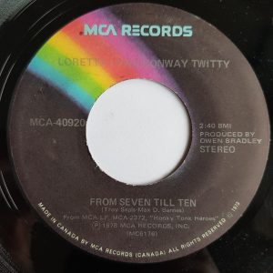 Conway Twitty And Loretta Lynn - From Seven Till Ten