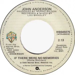 John Anderson - If There Were No Memories