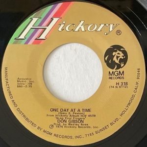 Don Gibson - One Day at a Time