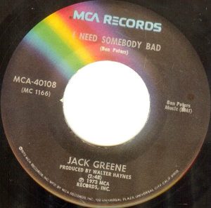 Jack Greene - I Need Somebody Bad