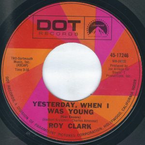 Roy Clark - Yesterday When I Was Young