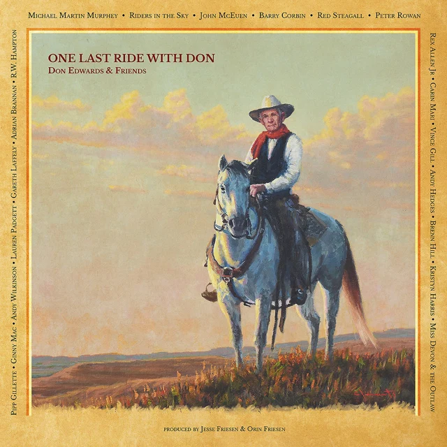 Don Edwards and Friends – One Last Ride with Don, official CD cover