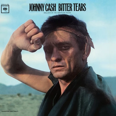 Johnny Cash – Bitter Tears: Ballads of the American Indian, 1964 album cover